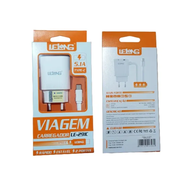 Carregador Tipo C 5.1 A
