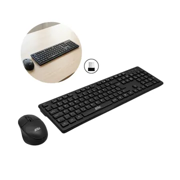 Kit Mouse e Teclado Sem Fio USB 2.4G